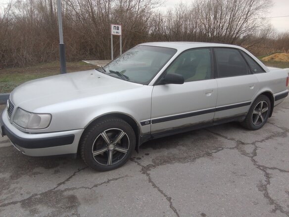 1994 Audi 100 IV (C4), серебристый, 400000 рублей - вид 5