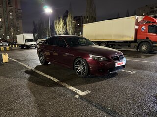 2008 BMW 5 серии 525i V (E60/E61) Рестайлинг, красный, 1700000 рублей, вид 1