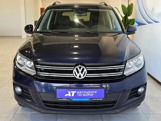 2014 Volkswagen Tiguan I Рестайлинг, синий, 1490000 рублей, вид 2