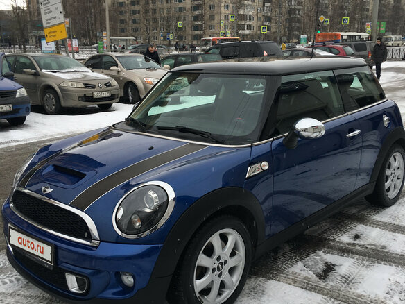 2012 Mini Hatch Cooper S II (R56) Рестайлинг, голубой