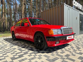 1991 Mercedes-Benz 190 (W201), красный, 550000 рублей, вид 1