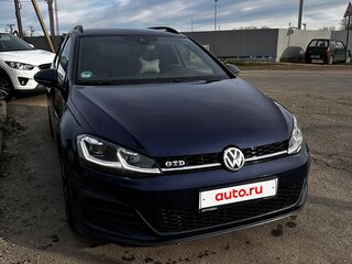 2019 Volkswagen Golf GTD VII Рестайлинг, синий, 1900000 рублей, вид 2