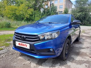 2021 Lada (ВАЗ) Vesta I, синий, 1000000 рублей, вид 1