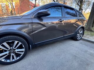 2021 Lada (ВАЗ) Vesta SW Cross I, коричневый, 1350000 рублей, вид 4