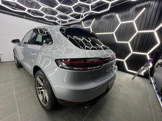 2018 Porsche Macan S I Рестайлинг, серебристый, 4900000 рублей, вид 4