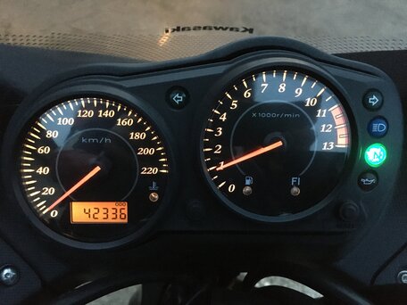 2007 Kawasaki ER-6F (Ninja 650R), чёрный, 390000 рублей, вид 5