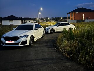 2021 BMW 5 серии 540i xDrive VII (G30/G31/G38) Рестайлинг, белый, 5600000 рублей, вид 5