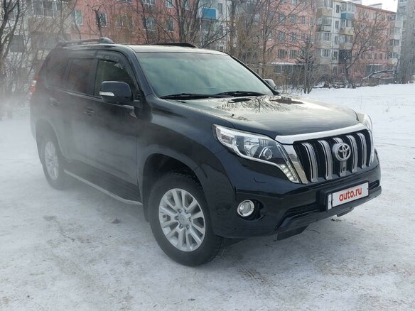 2014 Toyota Land Cruiser Prado 150 Series Рестайлинг 1, чёрный, 4200000 рублей - вид 1