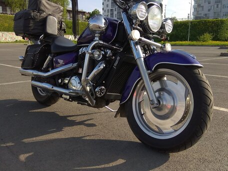 2004 Honda VT 1100, синий, 595000 рублей, вид 4