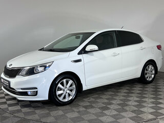 2015 Kia Rio III Рестайлинг, белый, 918000 рублей, вид 1