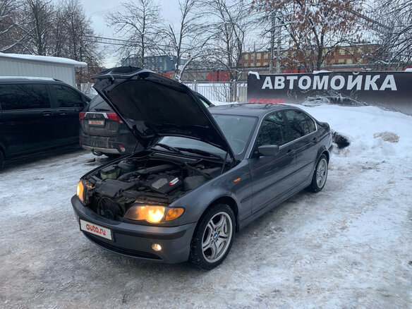 2002 BMW 3 серии 320i IV (E46) Рестайлинг, серый - вид 7
