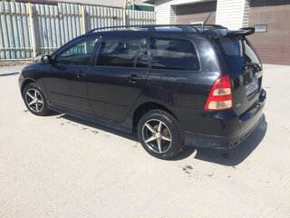 2002 Toyota Corolla Fielder IX (E120, E130), чёрный, 450000 рублей, вид 2