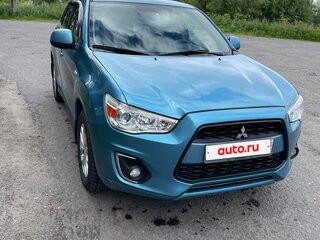 2013 Mitsubishi ASX I Рестайлинг, голубой, 600000 рублей, вид 3
