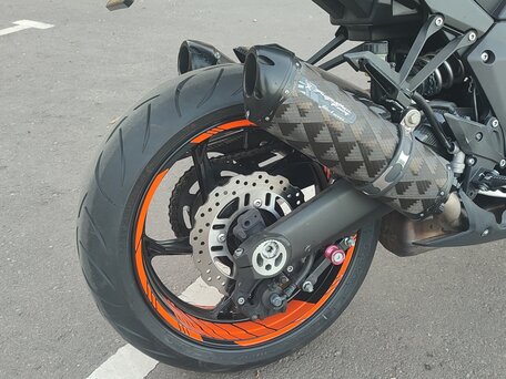 2013 Kawasaki Z 1000, оранжевый, 799000 рублей, вид 4