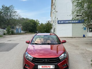 2018 Lada (ВАЗ) Vesta SW Cross I, красный, 1050000 рублей, вид 4