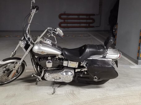 2003 Harley-Davidson Dyna Wide Glide, серебристый, 600000 рублей, вид 1