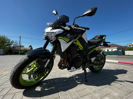 2021 Kawasaki Z 900, зелёный, 1055000 рублей, вид 2