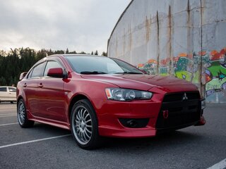 2008 Mitsubishi Lancer X, красный, 1075000 рублей, вид 4