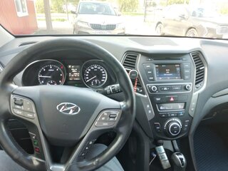 2017 Hyundai Santa Fe III Рестайлинг, синий, 2400000 рублей, вид 5