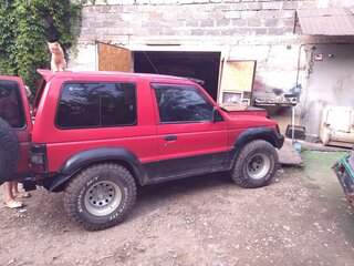 1995 Mitsubishi Pajero II, пурпурный, 400000 рублей, вид 4