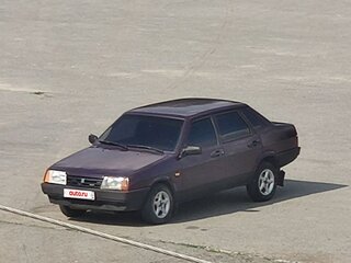 1999 Lada (ВАЗ) 21099, фиолетовый, 110000 рублей, вид 2