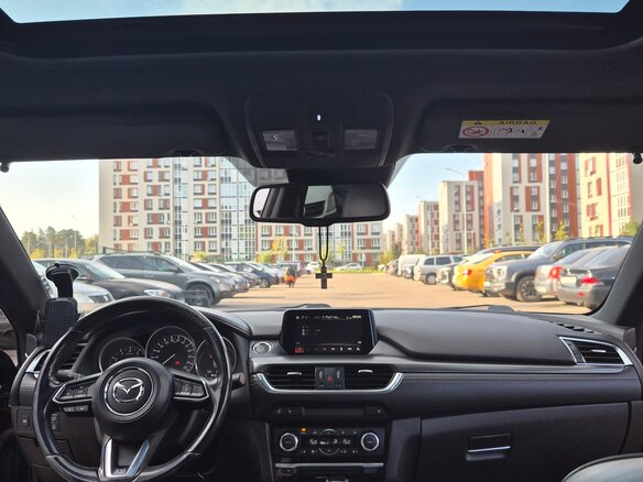 2017 Mazda 6 III (GJ) Рестайлинг, синий, 2170000 рублей - вид 8