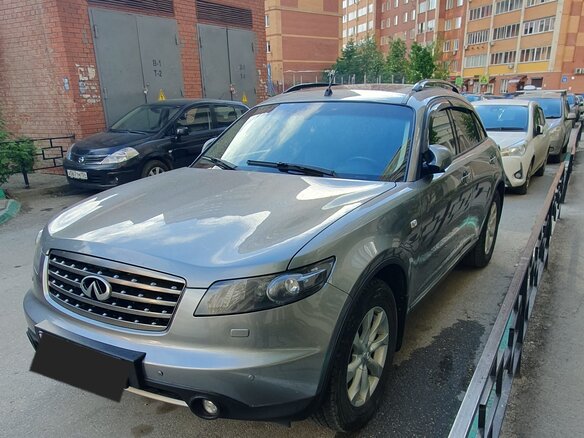 2007 Infiniti FX35 I (S50) Рестайлинг, серый, 1250000 рублей