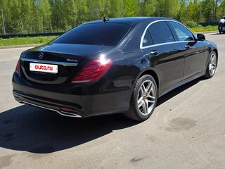 2016 Mercedes-Benz S-Класс 350 CDI BlueTEC Long 9G-TRONIC VI (W222, C217), чёрный, 2500000 рублей, вид 4
