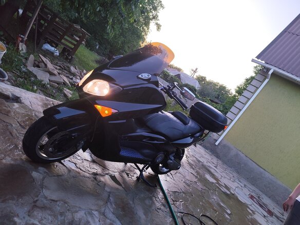 2003 Yamaha TMAX, чёрный, 345000 рублей - вид 6