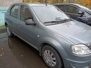 2012 Renault Logan I Рестайлинг, синий, 590000 рублей, вид 1