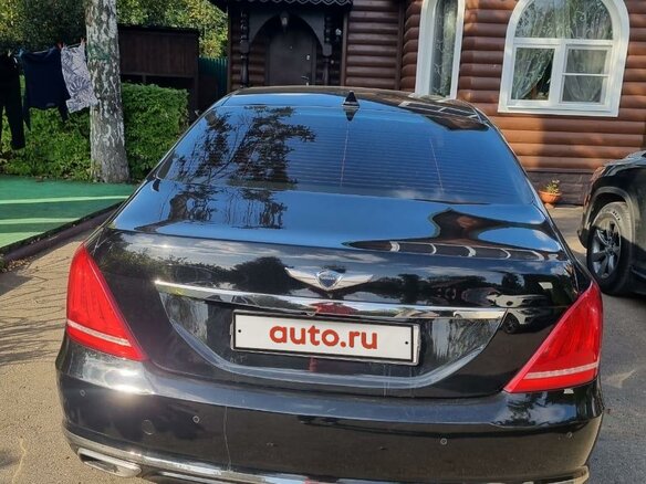 2017 Genesis G90 I, чёрный - вид 2