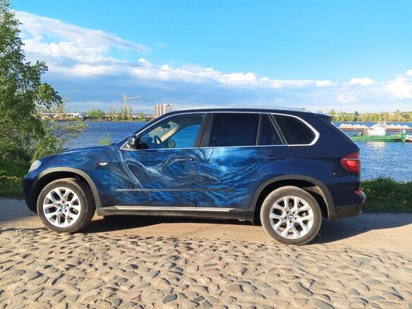 2011 BMW X5 35i II (E70) Рестайлинг, синий, 2599000 рублей - вид 9