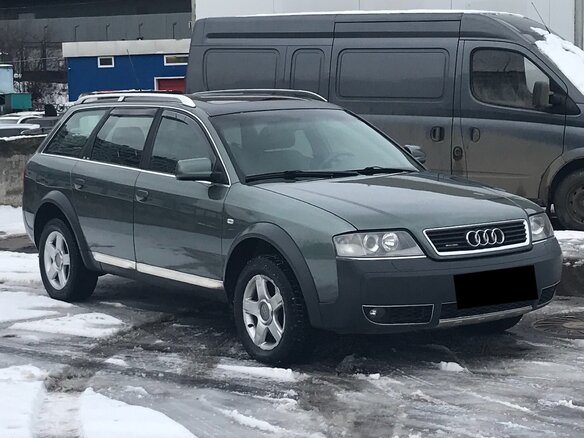 2001 Audi A6 allroad I (C5), зелёный - вид 1