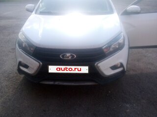 2019 Lada (ВАЗ) Vesta SW Cross I, белый, 750000 рублей, вид 2