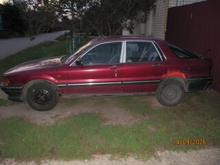 1990 Mitsubishi Galant VI, красный, 50000 рублей, вид 2