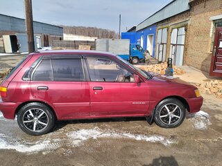 1992 Toyota Starlet 16V IV (P80), пурпурный, 280000 рублей, вид 3