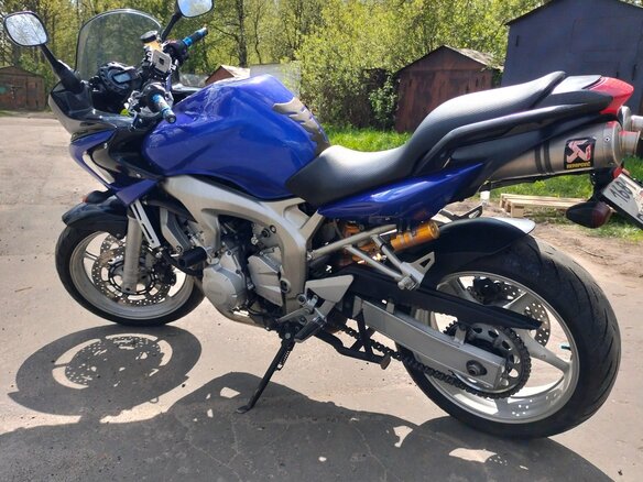 2004 Yamaha FZ6, синий, 425000 рублей - вид 3