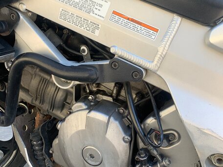 2004 Suzuki V-Strom 1000, серебристый, 350000 рублей, вид 3