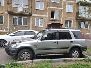 1997 Honda CR-V I, серебристый, 475000 рублей, вид 4