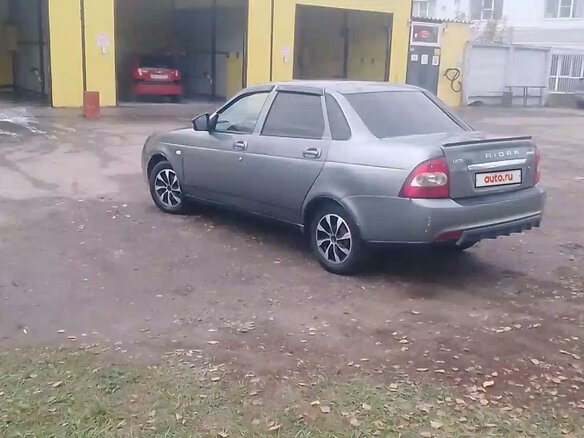 2008 Lada (ВАЗ) Priora I, серый, 380000 рублей - вид 11