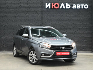 2021 Lada (ВАЗ) Vesta SW I, серый, 940000 рублей, вид 3