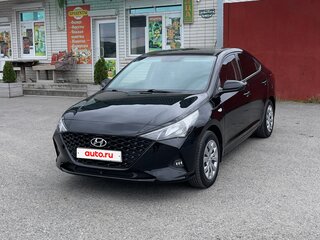 2020 Hyundai Solaris II Рестайлинг, чёрный, 1025000 рублей, вид 1