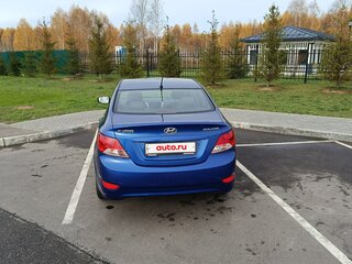 2011 Hyundai Solaris I, синий, 795000 рублей, вид 4