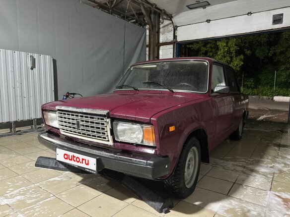 2003 Lada (ВАЗ) 2107, пурпурный, 205555 рублей - вид 1