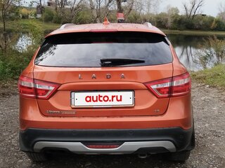 2019 Lada (ВАЗ) Vesta SW I, оранжевый, 1200000 рублей, вид 4