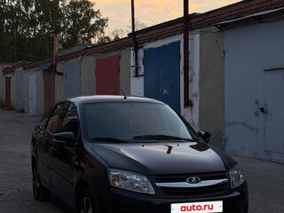2015 Lada (ВАЗ) Granta I, чёрный, 520000 рублей, вид 3
