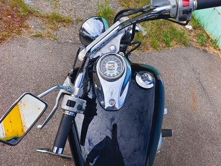 1996 Yamaha XVS400 Drag Star, чёрный, 410000 рублей, вид 4