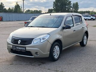 2012 Renault Sandero I, бежевый, 515000 рублей, вид 1