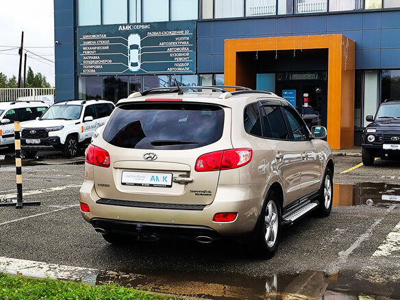 2007 Hyundai Santa Fe II, бежевый - вид 6