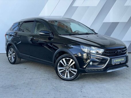 2022 Lada (ВАЗ) Vesta SW Cross I, чёрный, 1235000 рублей, вид 3